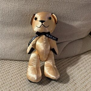 Conrad Macao Christmas Exclusive 7" Gold Bear Plush